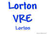 Lorton VRE Sign